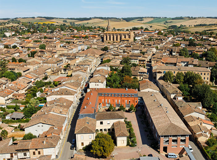 La bastide de Beaumont de Lomagne